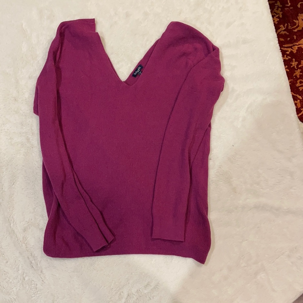 Splendid sweater purple.